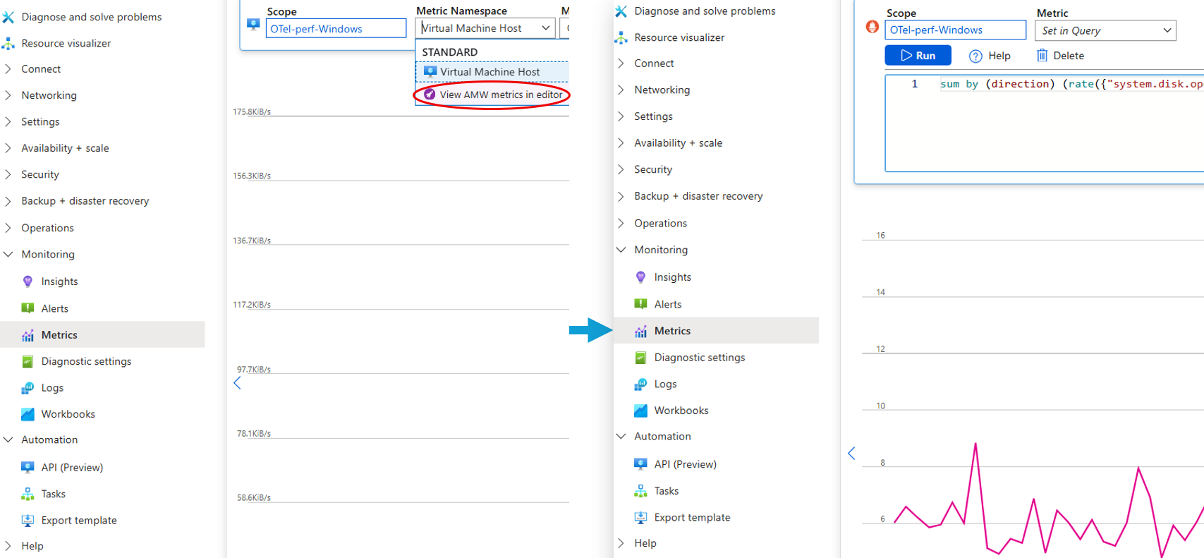 Azure Monitor 작업 영역을 위한 리소스 범위 쿼리